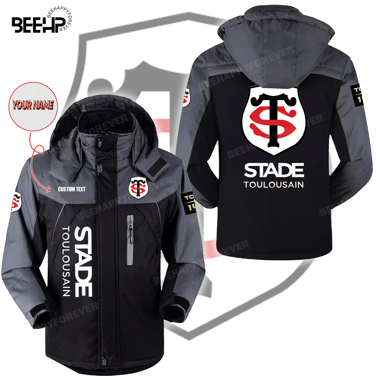 Stade Toulousain Interchange Jacket Full Color - Famjoys Stade Toulousain Interchange Jacket Full Color - Famjoys