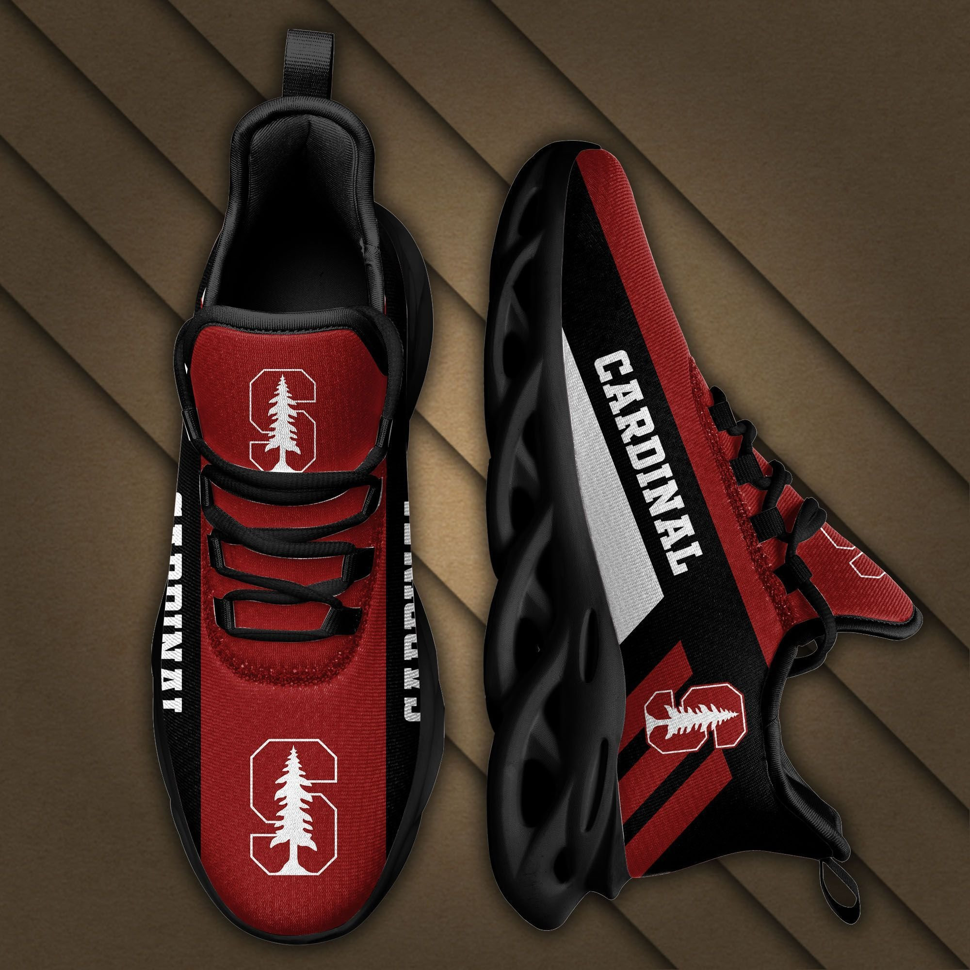 Stanford Cardinal Max Soul Sneakers Shoes - Famjoys Stanford Cardinal Max Soul Sneakers Shoes - Famjoys