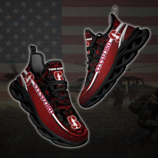 Stanford Cardinal Personalized YZ Running Sneakers - Famjoys Stanford Cardinal Personalized YZ Running Sneakers - Famjoys