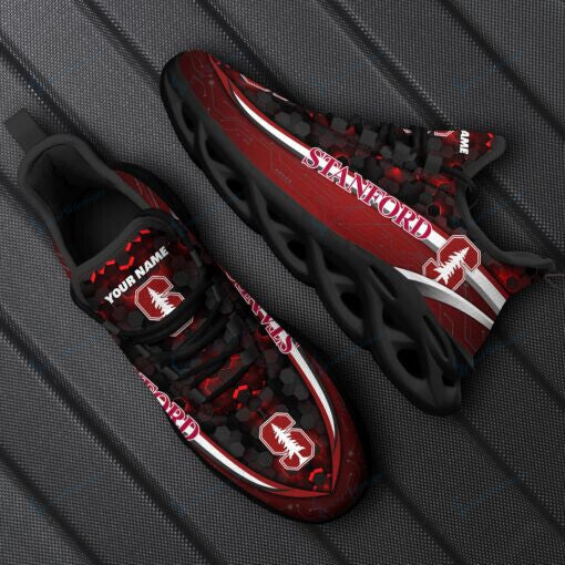 Stanford Cardinal Personalized YZ Running Sneakers - Famjoys Stanford Cardinal Personalized YZ Running Sneakers - Famjoys