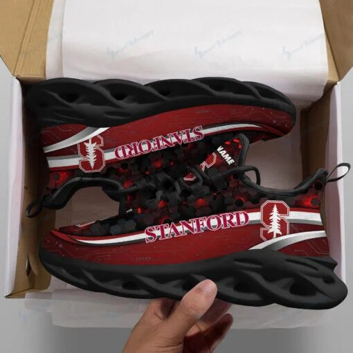 Stanford Cardinal Personalized YZ Running Sneakers - Famjoys Stanford Cardinal Personalized YZ Running Sneakers - Famjoys