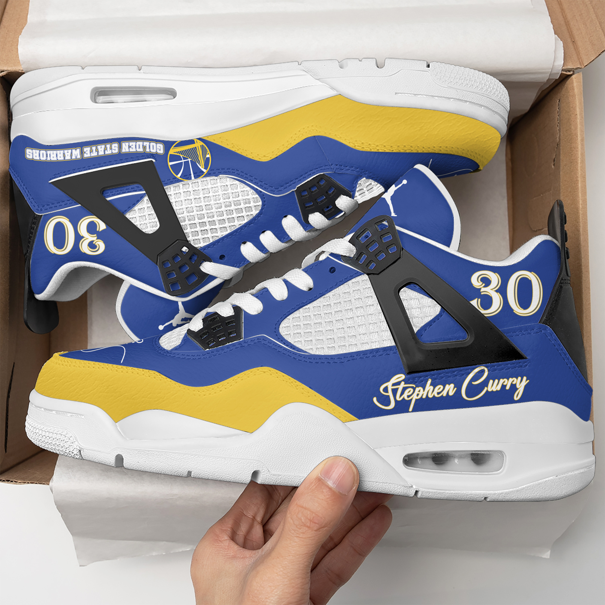 Stephen Curry#30 GSW Premium Shoes J4 - Famjoys Stephen Curry#30 GSW Premium Shoes J4 - Famjoys