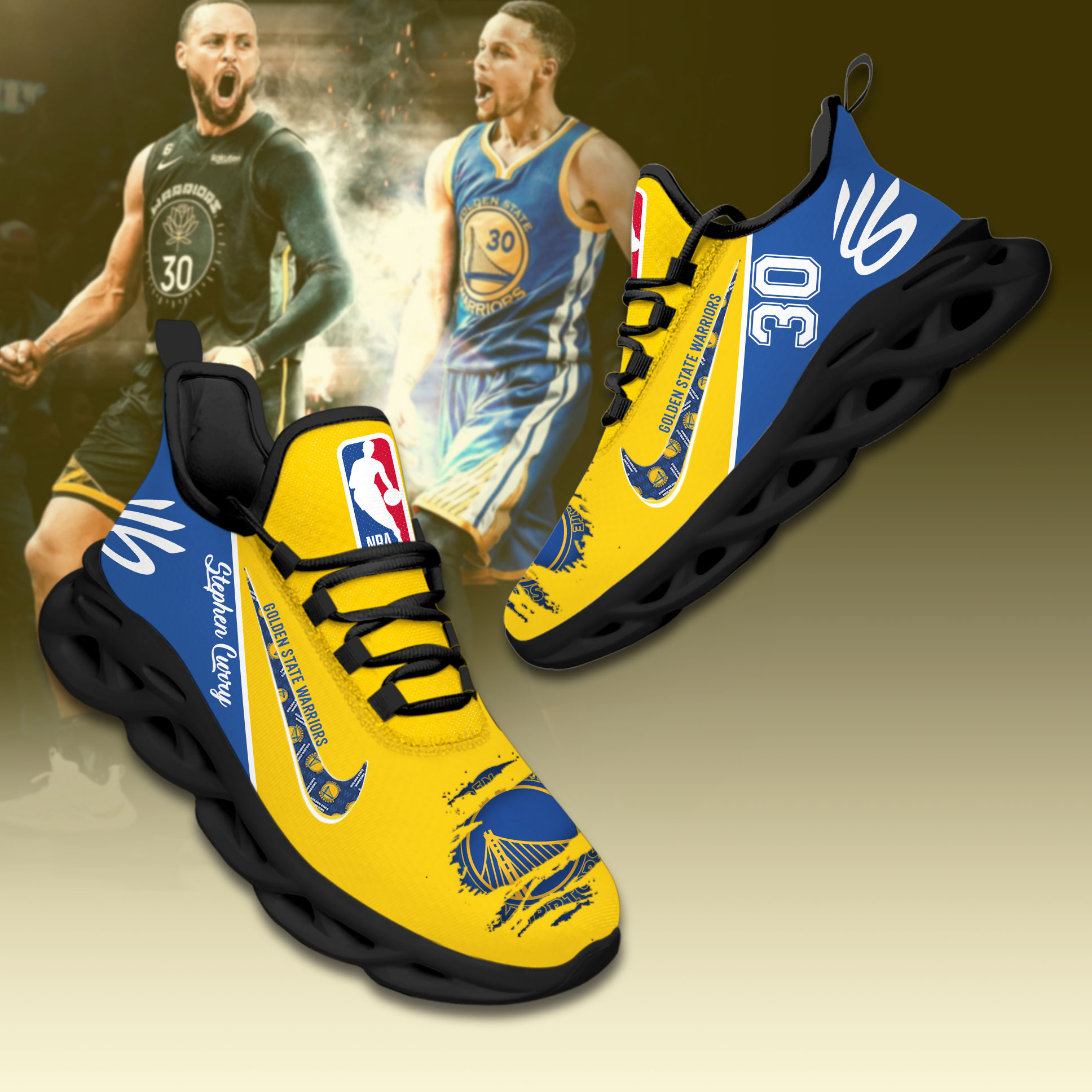Stephen Curry #30 GSW Premium Shoes H28 - Famjoys Stephen Curry #30 GSW Premium Shoes H28 - Famjoys