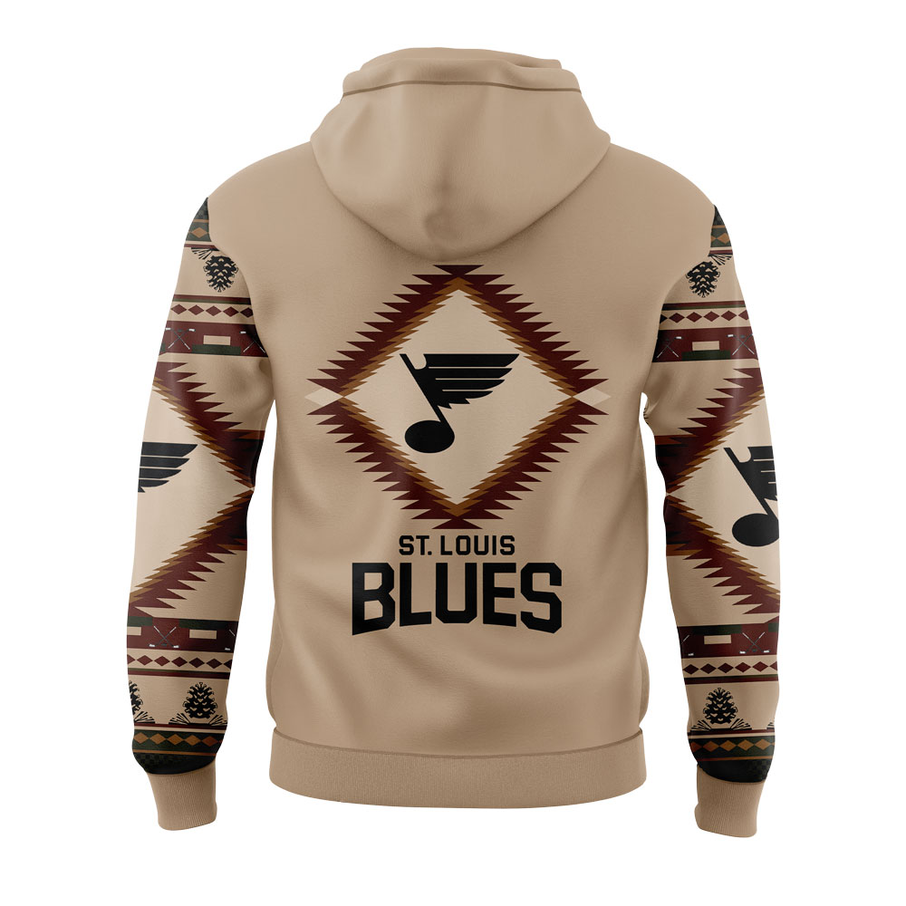 StLouis Blues Native American Heritage Hoodie Set+NT24122409ID10DS11 - Famjoys StLouis Blues Native American Heritage Hoodie Set+NT24122409ID10DS11 - Famjoys