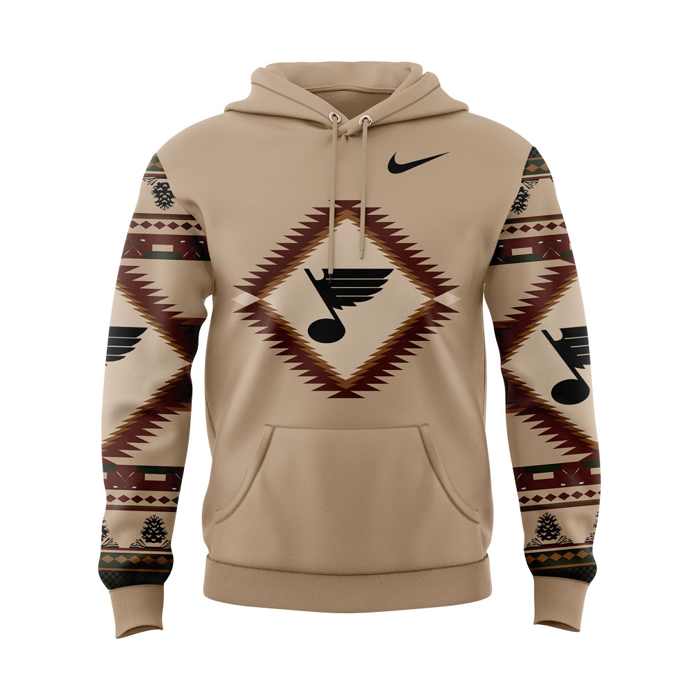 StLouis Blues Native American Heritage Hoodie Set+NT24122409ID10DS11 - Famjoys StLouis Blues Native American Heritage Hoodie Set+NT24122409ID10DS11 - Famjoys
