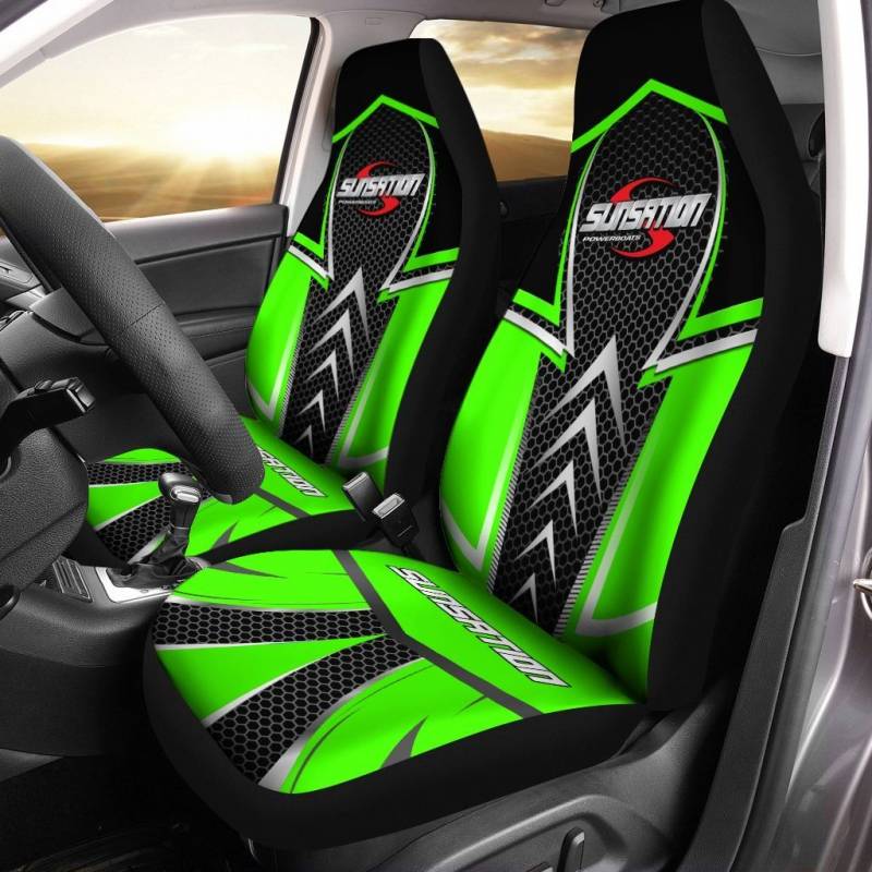 Sunsation Boats NCT Car Seat Cover (Set of 2) Ver 1 (Green)