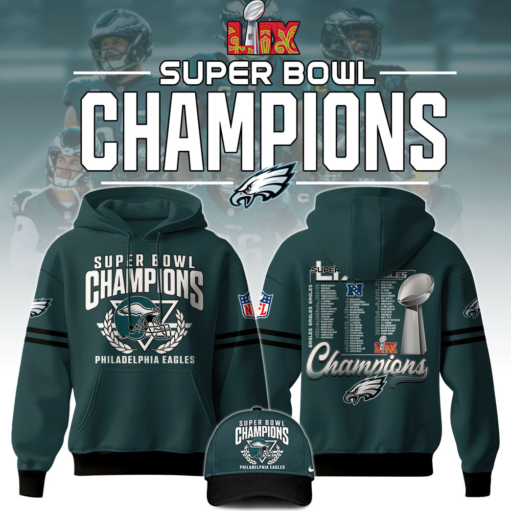 Super Bowl LIX Champions 3D Apparels - Famjoys Super Bowl LIX Champions 3D Apparels - Famjoys