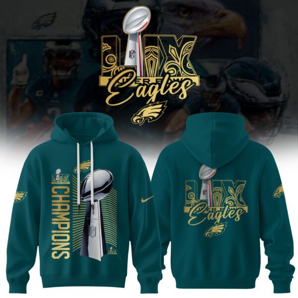 Super Bowl LIX Champions Philadelphia Eagles Hoddie 2025 - Famjoys Super Bowl LIX Champions Philadelphia Eagles Hoddie 2025 - Famjoys