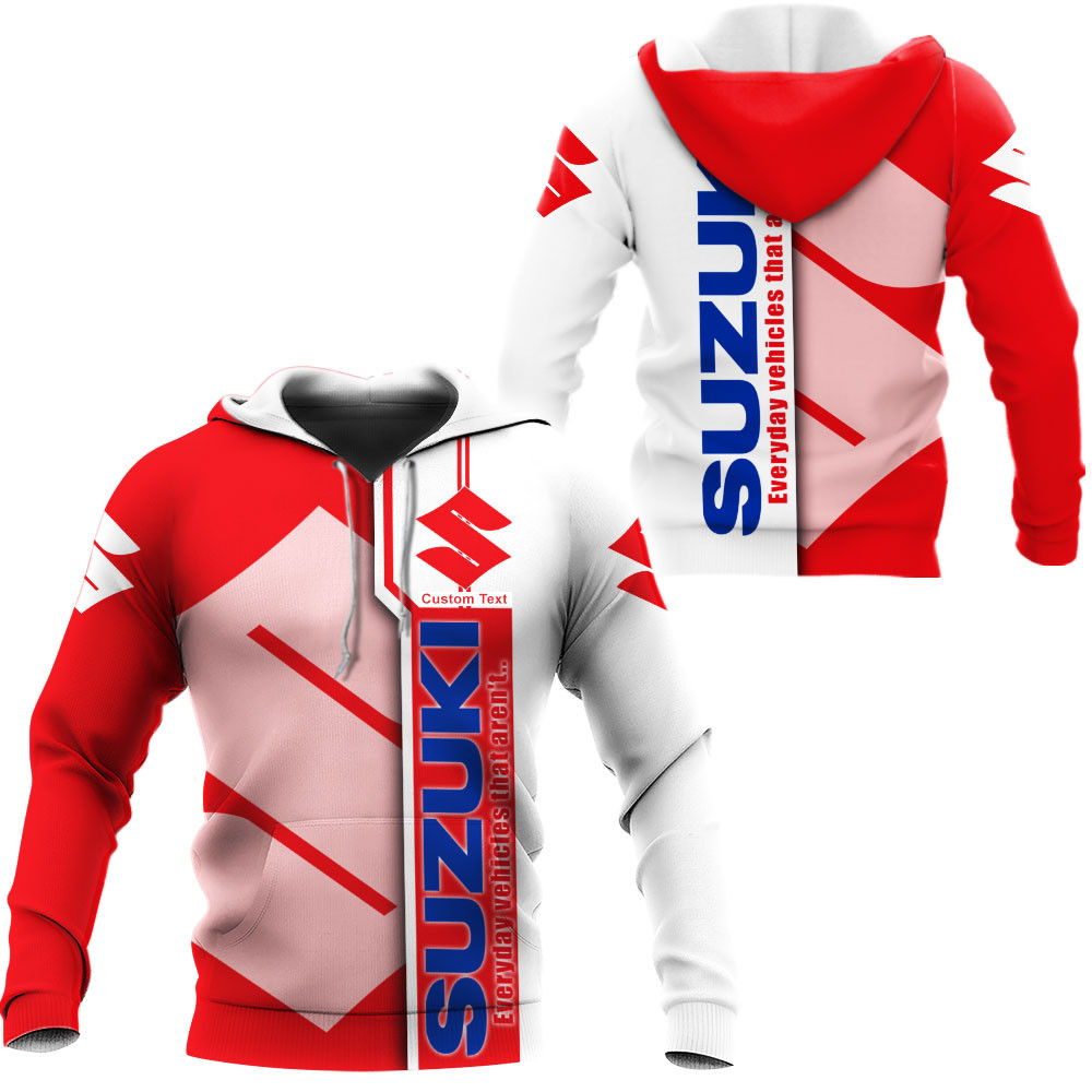 Suzuki 3D Apparel Zip Hoodie,Pant,Polo, Button Hawaii Shirt Personalized - Famjoys Suzuki 3D Apparel Zip Hoodie,Pant,Polo, Button Hawaii Shirt Personalized - Famjoys