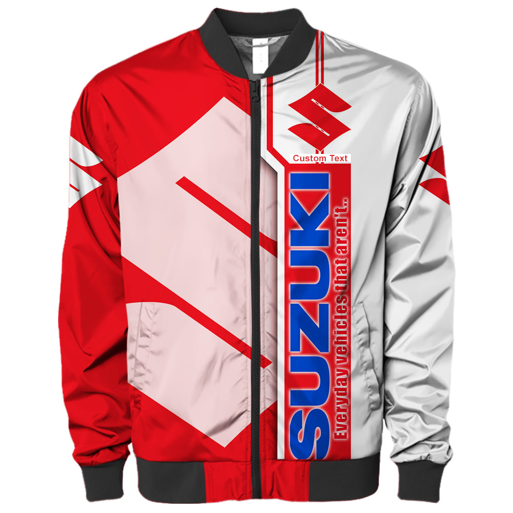 Suzuki 3D Apparel Zip Hoodie,Pant,Polo, Button Hawaii Shirt Personalized - Famjoys Suzuki 3D Apparel Zip Hoodie,Pant,Polo, Button Hawaii Shirt Personalized - Famjoys