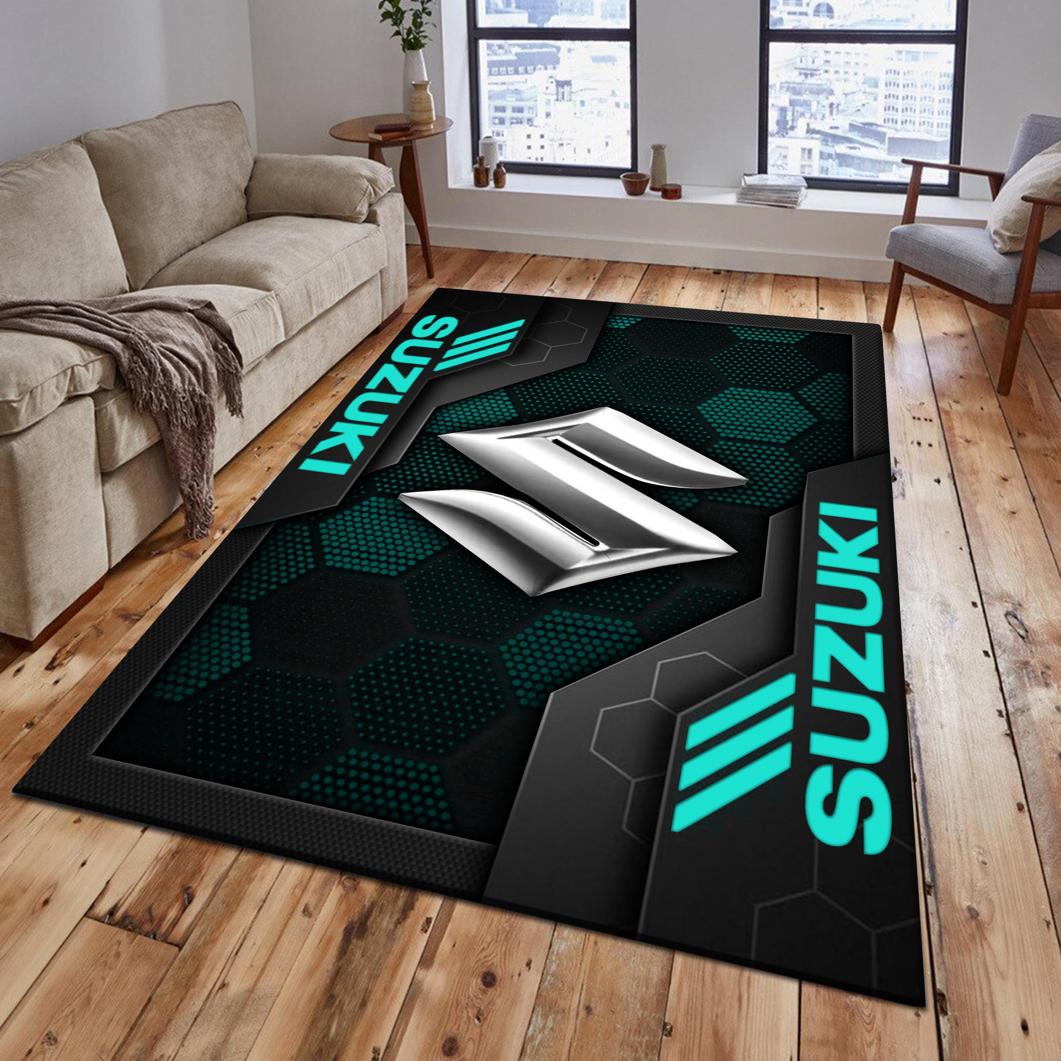 Suzuki Area Rugs 2569 Multicolor - Famjoys Suzuki Area Rugs 2569 Multicolor - Famjoys