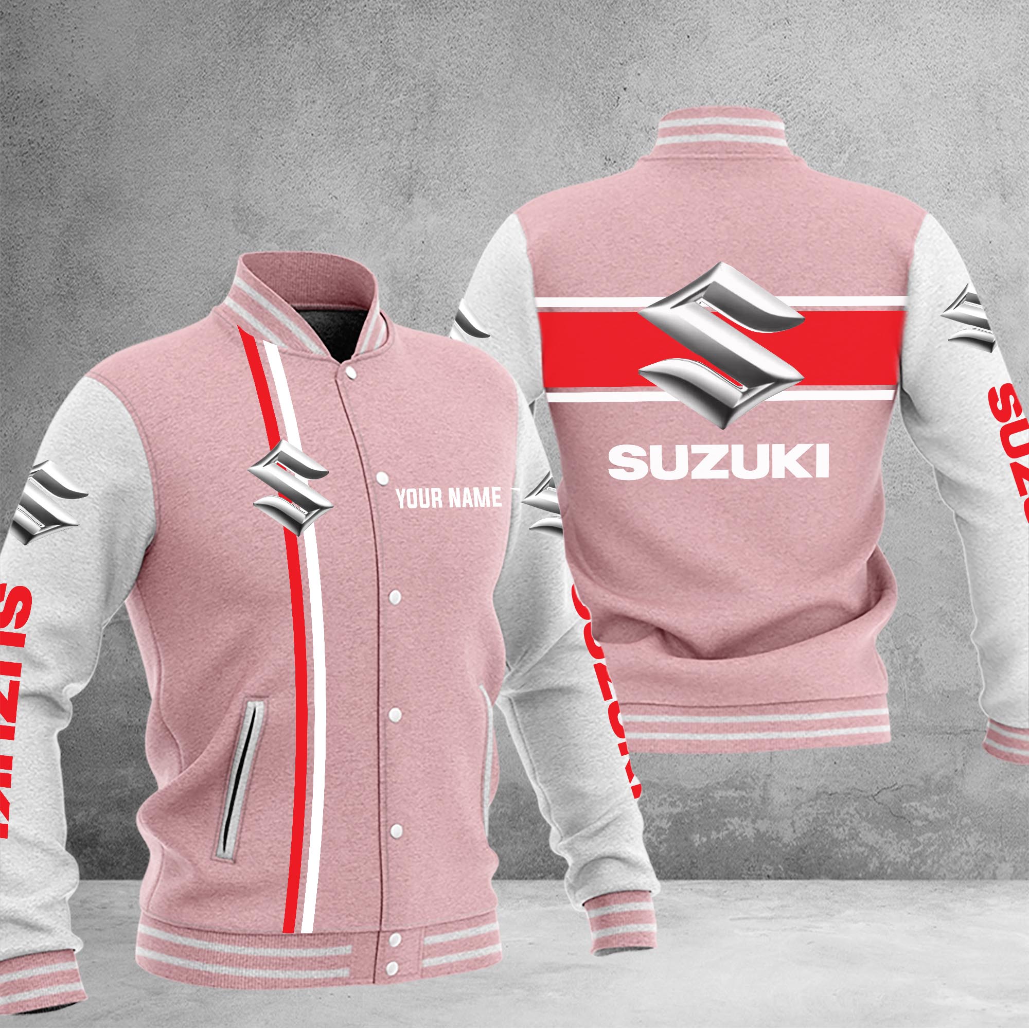 Suzuki Baseball Jacket - Famjoys Suzuki Baseball Jacket - Famjoys