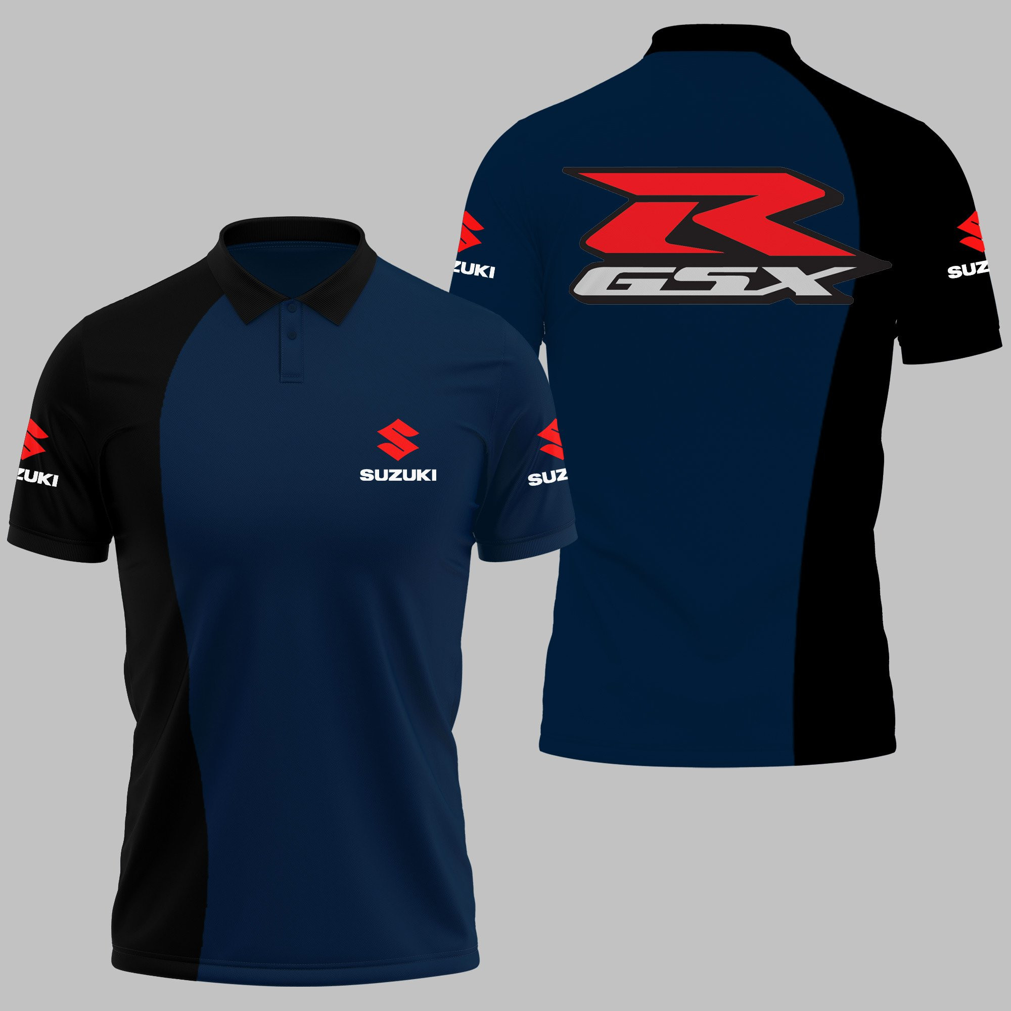 Suzuki Polo Shirt 7 Colors Ver 2 - Famjoys Suzuki Polo Shirt 7 Colors Ver 2 - Famjoys