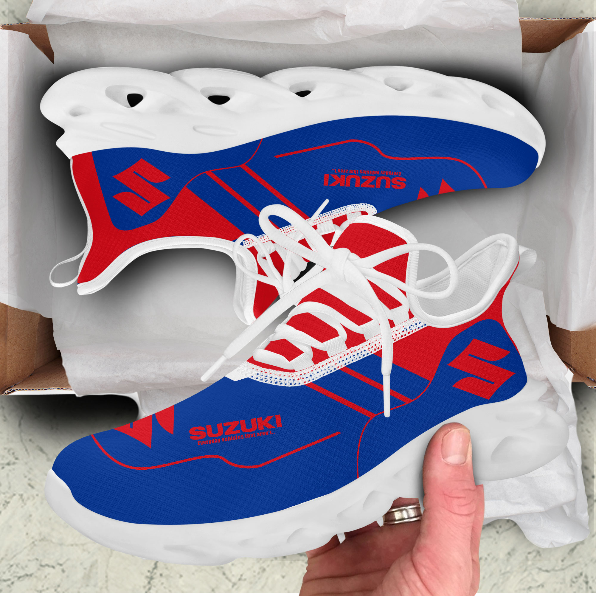 Suzuki Sneakers Shoes - Famjoys Suzuki Sneakers Shoes - Famjoys
