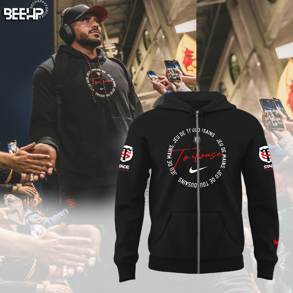 Sweat Hoodie Unisexe Play 24/25 - Famjoys Sweat Hoodie Unisexe Play 24/25 - Famjoys