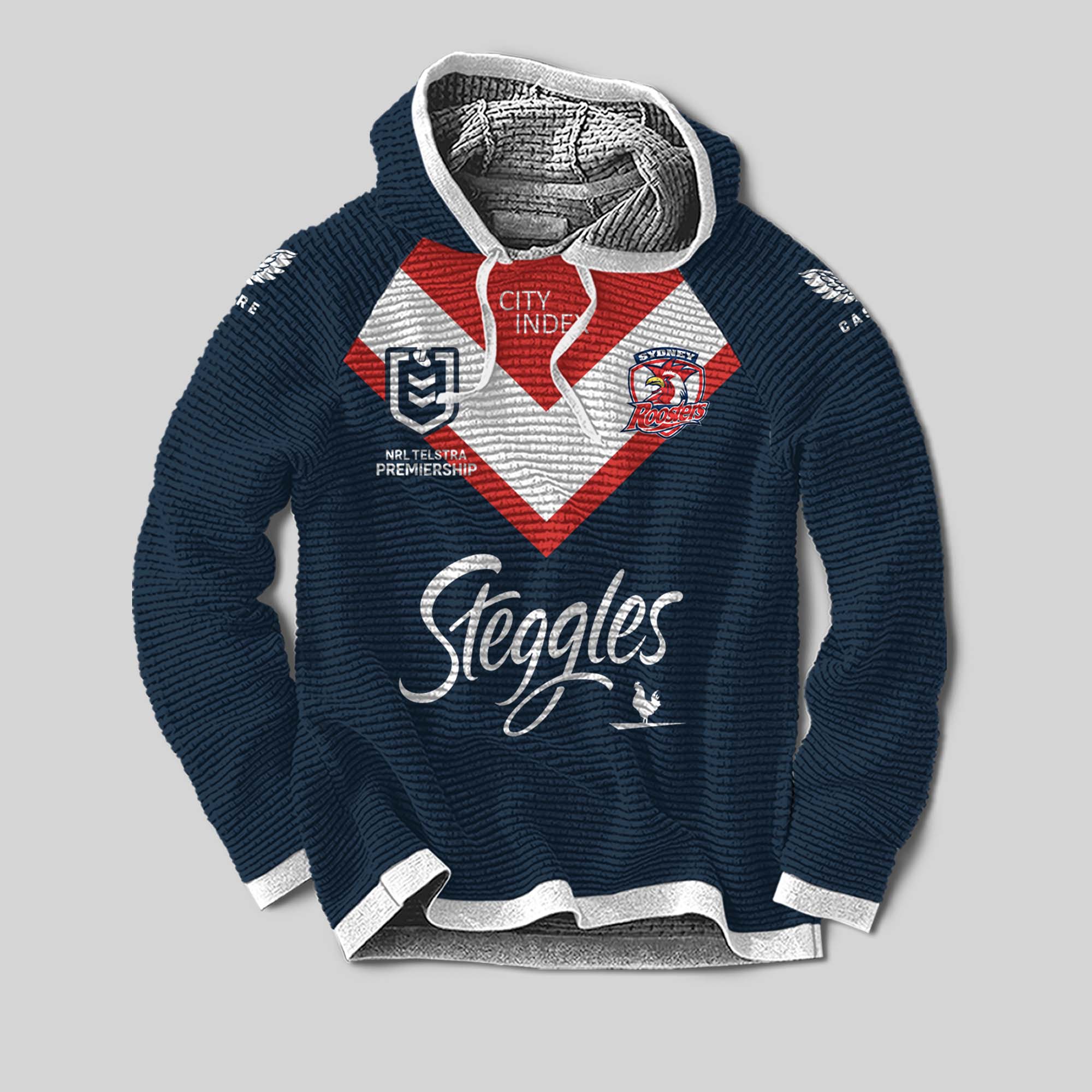Sydney Roosters 3D New Hoodie - Famjoys Sydney Roosters 3D New Hoodie - Famjoys