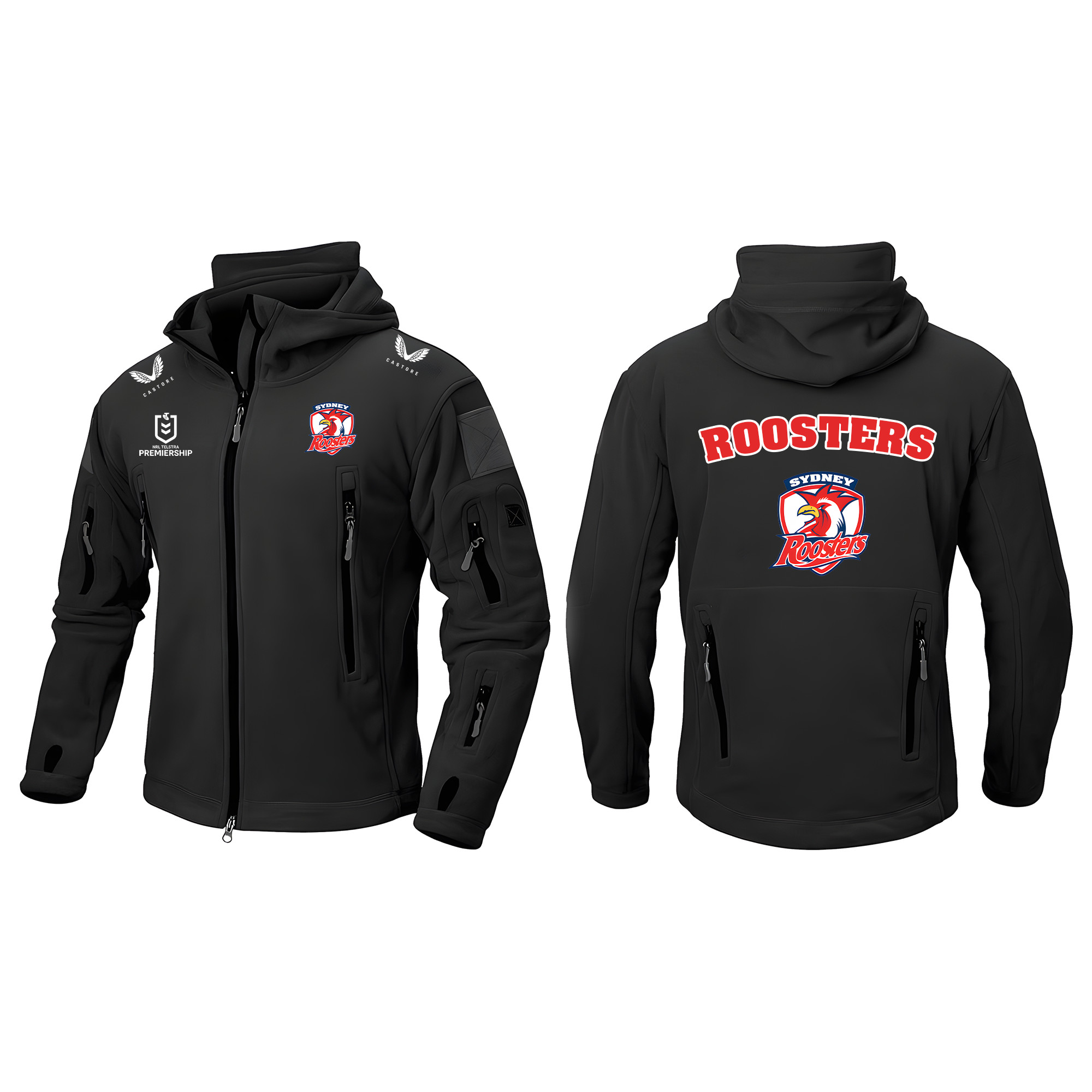 Sydney Roosters Army Jacket – Edition - Famjoys Sydney Roosters Army Jacket – Edition - Famjoys