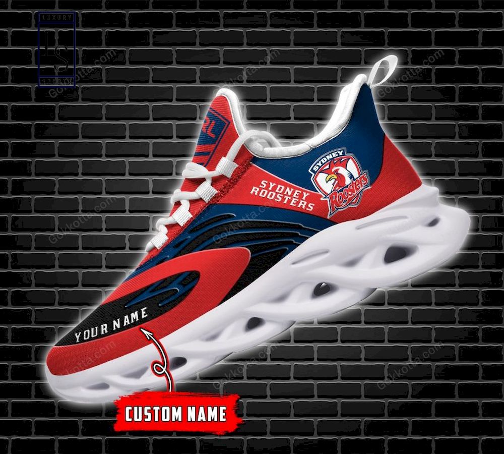 Sydney Roosters NRL Personalized Max Soul Shoes - Famjoys Sydney Roosters NRL Personalized Max Soul Shoes - Famjoys