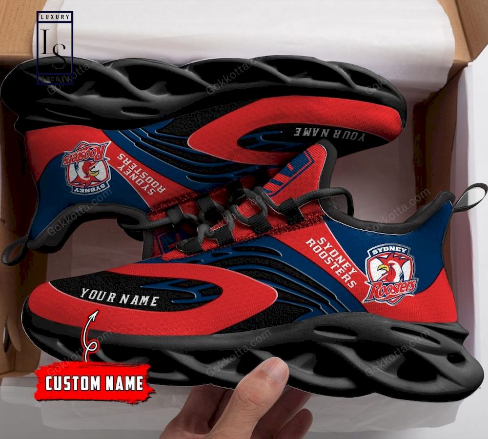 Sydney Roosters NRL Personalized Max Soul Shoes - Famjoys Sydney Roosters NRL Personalized Max Soul Shoes - Famjoys