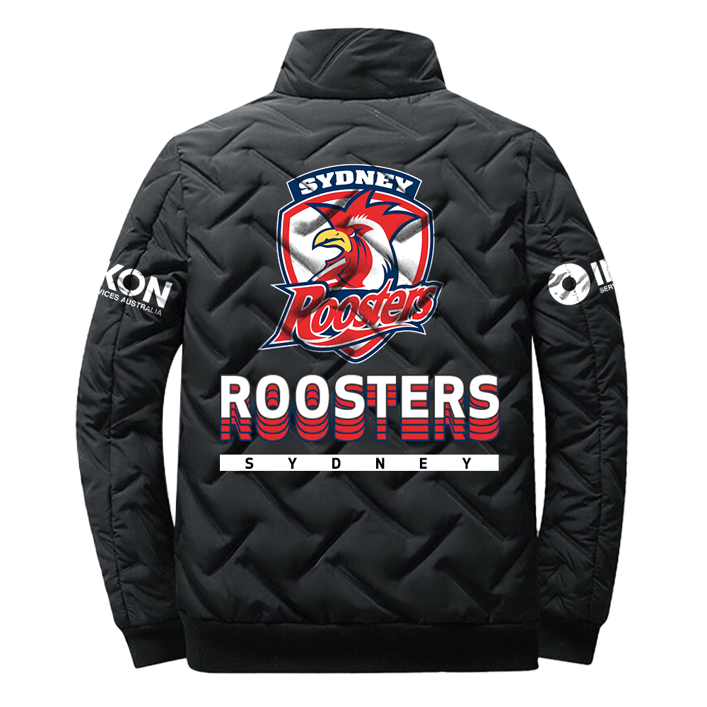 Sydney Roosters Puffer Jacket - Famjoys Sydney Roosters Puffer Jacket - Famjoys