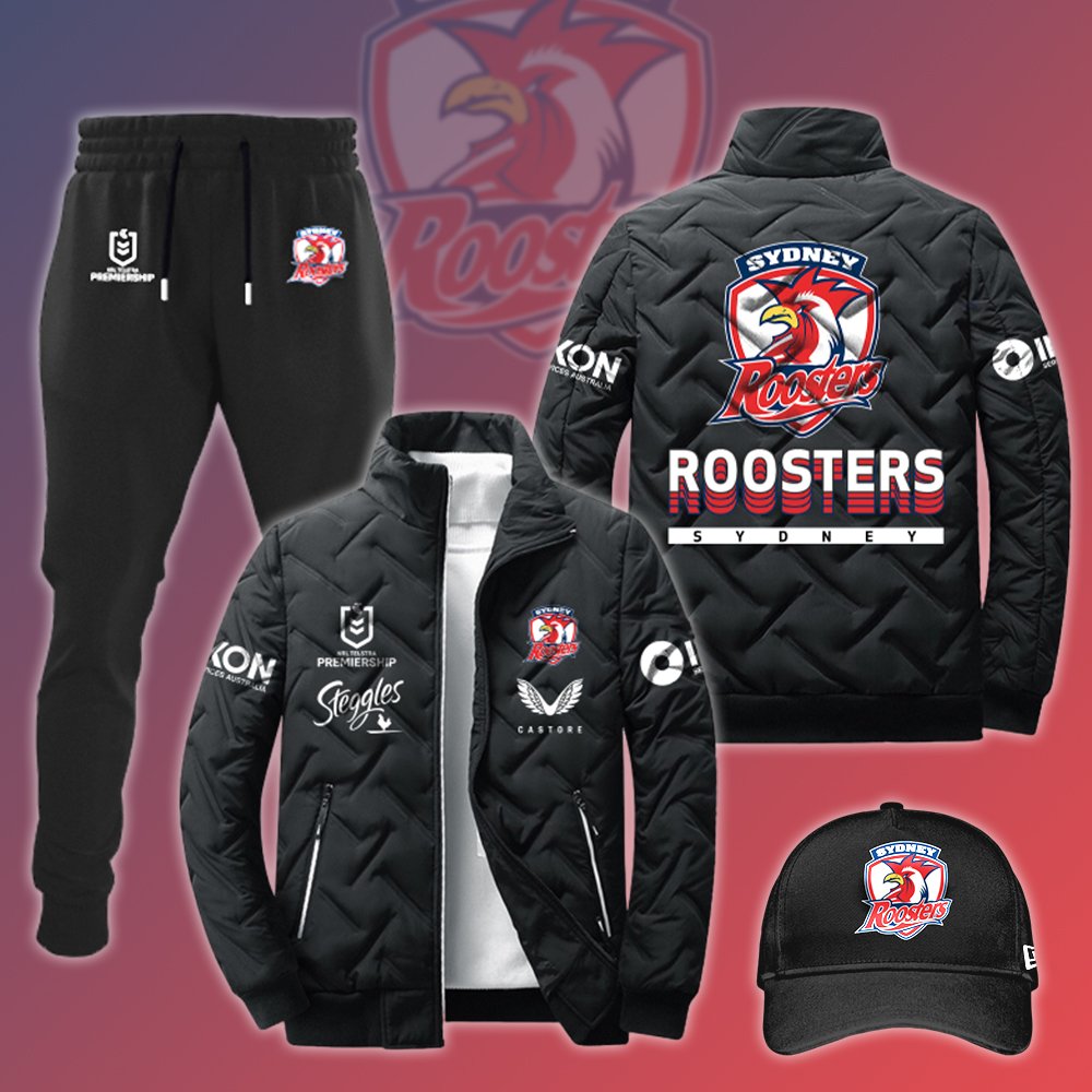 Sydney Roosters Puffer Jacket - Famjoys Sydney Roosters Puffer Jacket - Famjoys