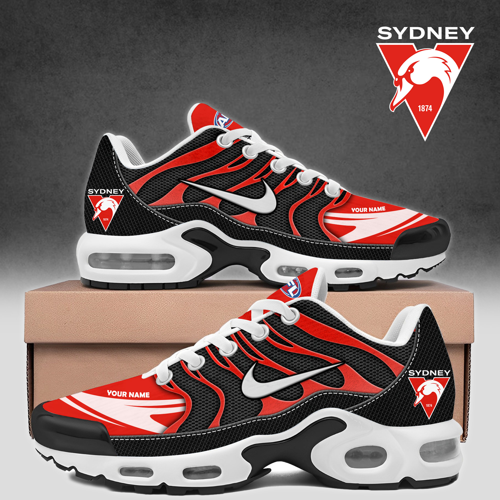 Sydney Swans Football Club Shoes - Famjoys Sydney Swans Football Club Shoes - Famjoys