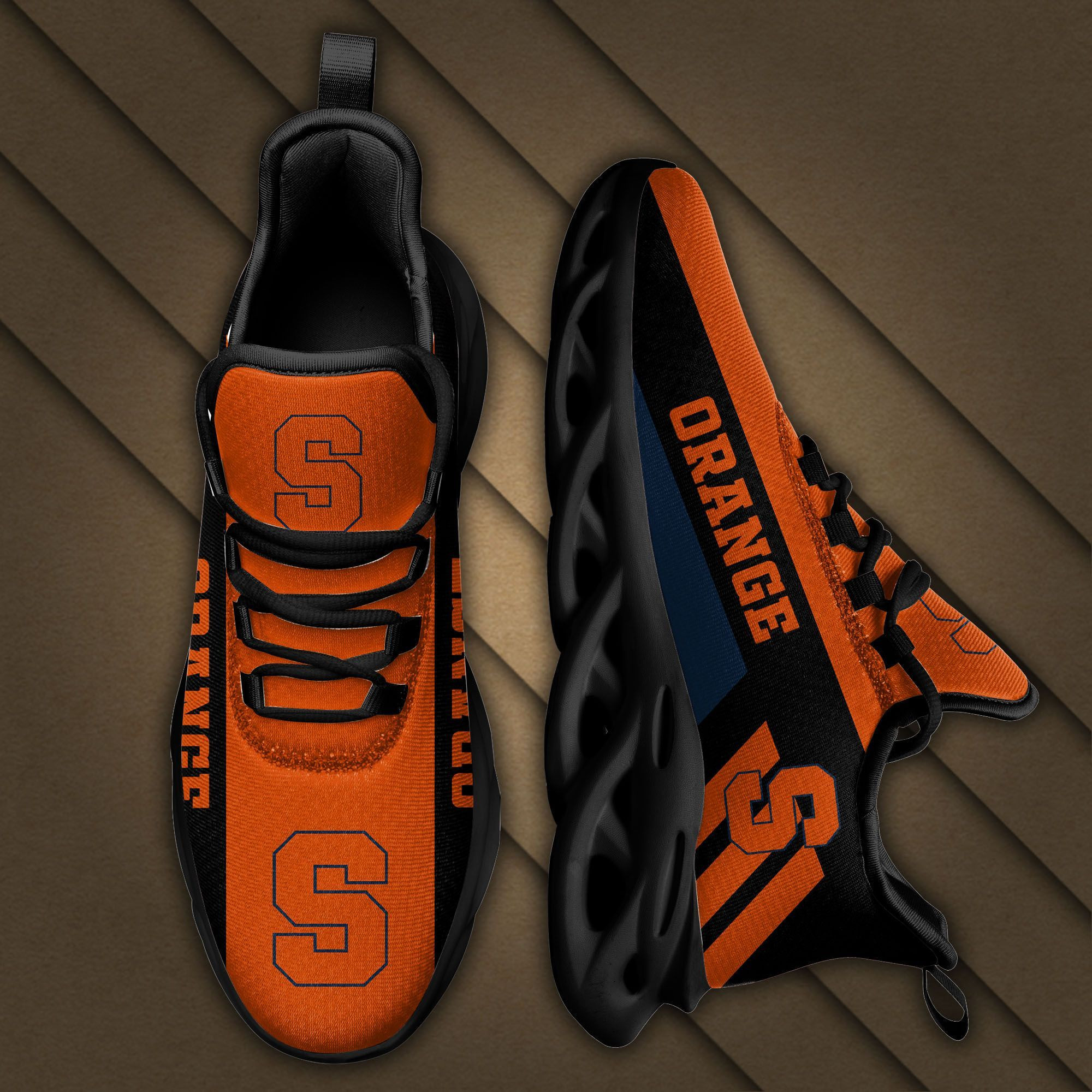 Syracuse Orange Max Soul Sneakers Shoes - Famjoys Syracuse Orange Max Soul Sneakers Shoes - Famjoys