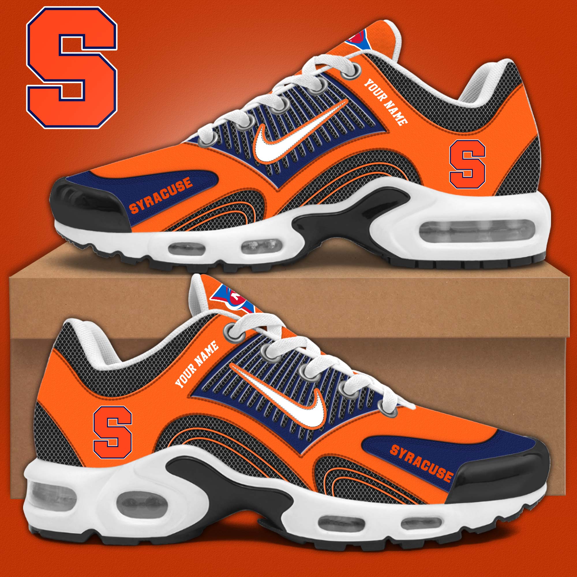Syracuse Orange NCAA Personalized Shoes - Famjoys Syracuse Orange NCAA Personalized Shoes - Famjoys