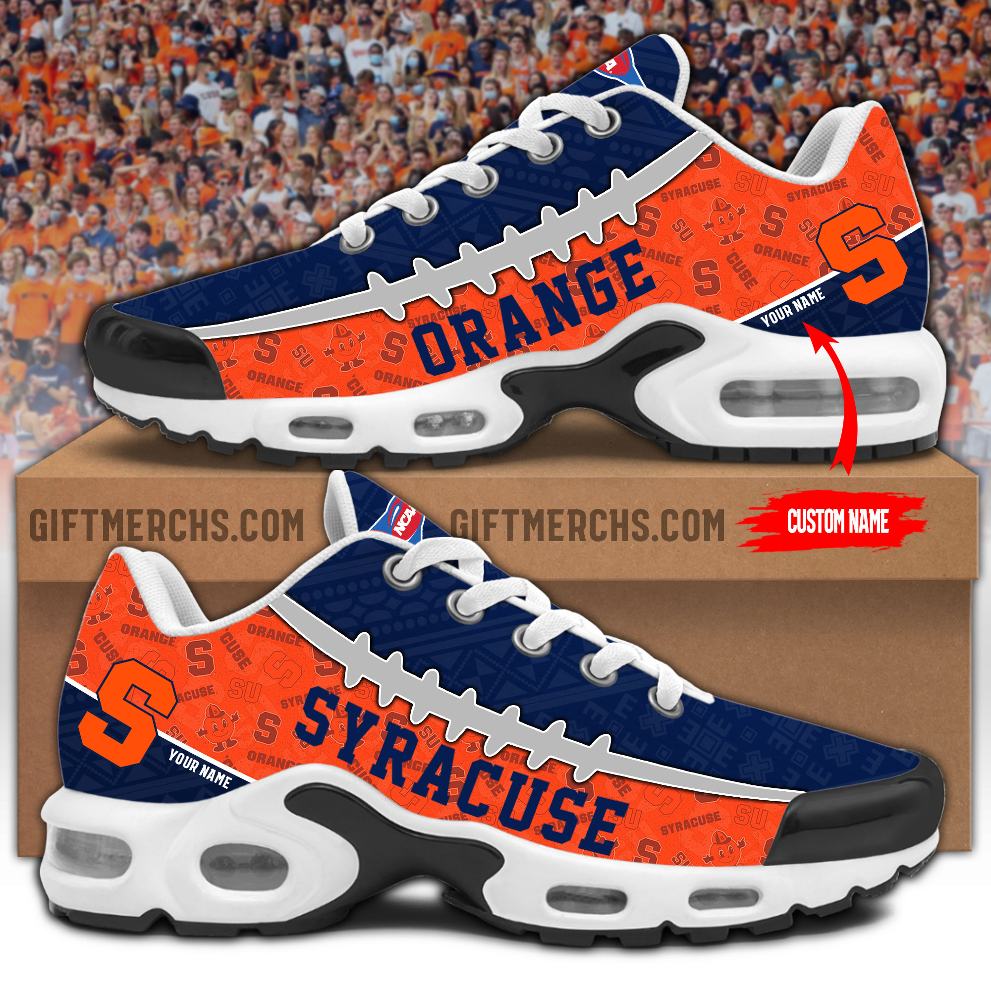 Syracuse Orange Personalized Shoes - Famjoys Syracuse Orange Personalized Shoes - Famjoys