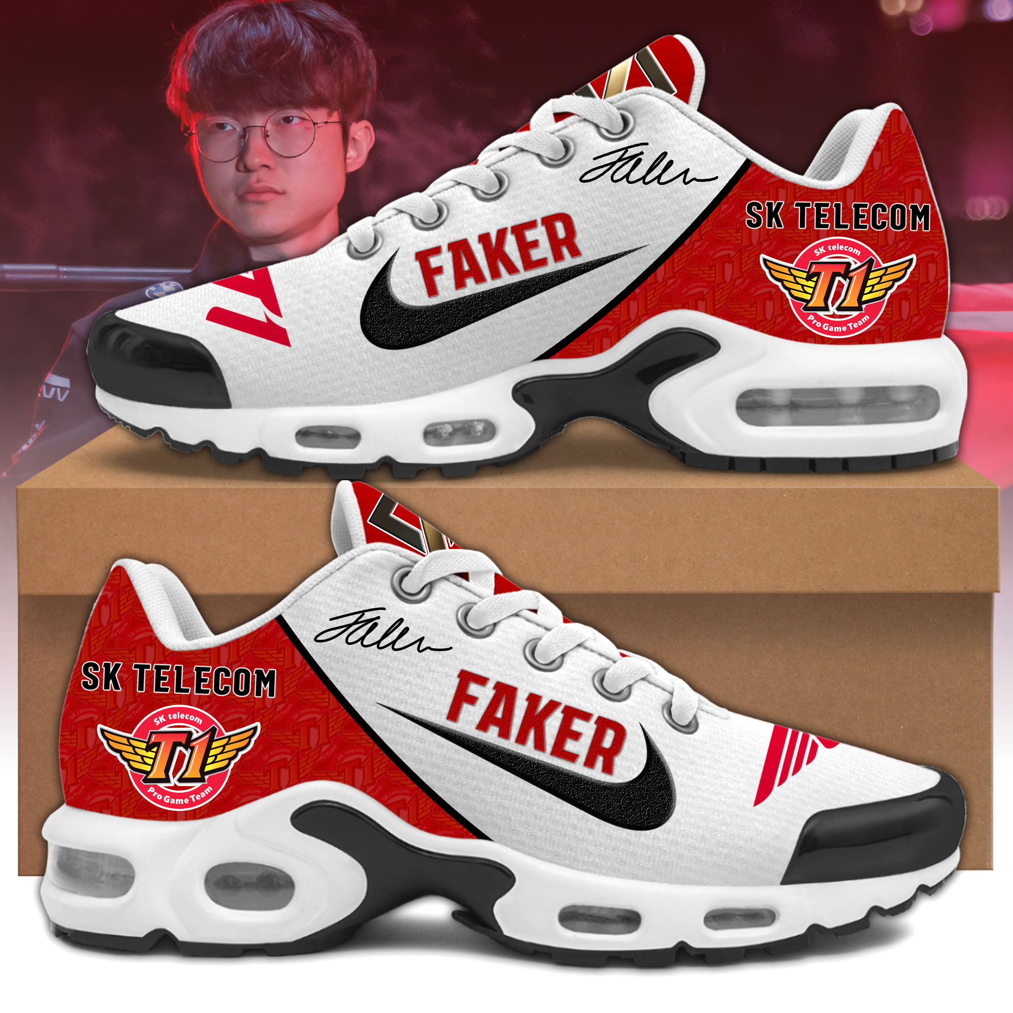T1 League of Legends World Sneaker - Famjoys T1 League of Legends World Sneaker - Famjoys