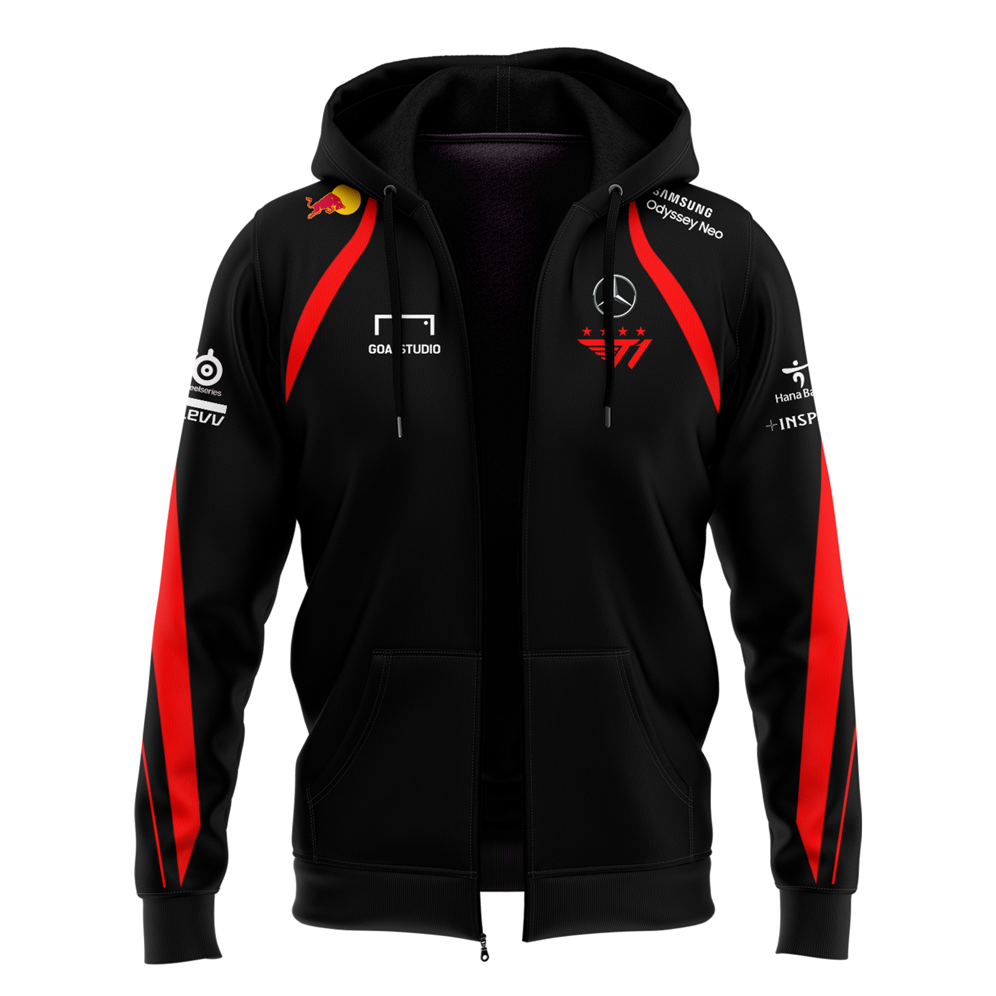 T1 World Black Zip Hoodie - Famjoys T1 World Black Zip Hoodie - Famjoys