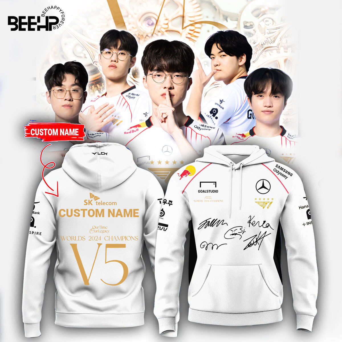 T1 World Champions Custom Name Shirt - Famjoys T1 World Champions Custom Name Shirt - Famjoys