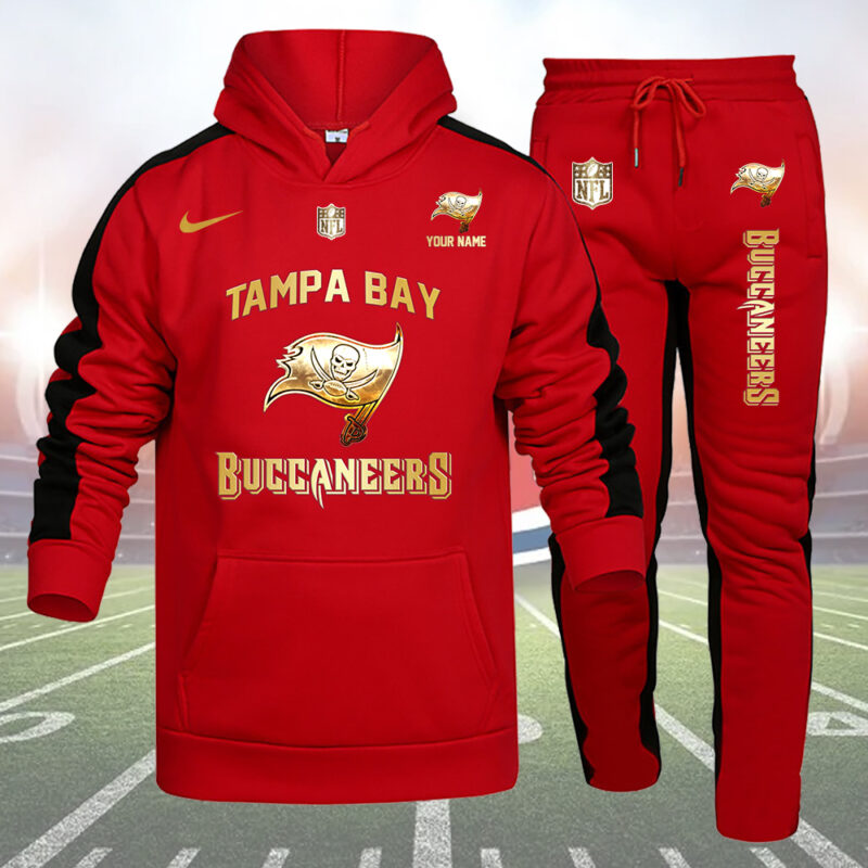 Tampa Bay Buccaneers-32 Teams Personlized Golden Logo Hoodie Set-SP11012480ID03 - Famjoys Tampa Bay Buccaneers-32 Teams Personlized Golden Logo Hoodie Set-SP11012480ID03 - Famjoys