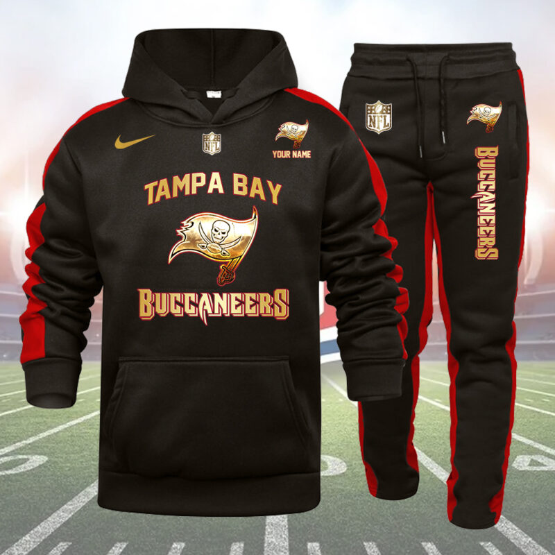 Tampa Bay Buccaneers-32 Teams Personlized Golden Logo Hoodie Set-SP11012480ID03 - Famjoys Tampa Bay Buccaneers-32 Teams Personlized Golden Logo Hoodie Set-SP11012480ID03 - Famjoys