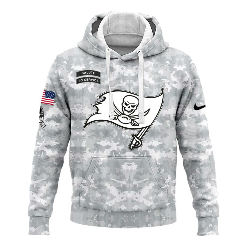 Tampa Bay Buccaneers Arctic Camo Salute to Service Club Hoodie Edition - Famjoys Tampa Bay Buccaneers Arctic Camo Salute to Service Club Hoodie Edition - Famjoys