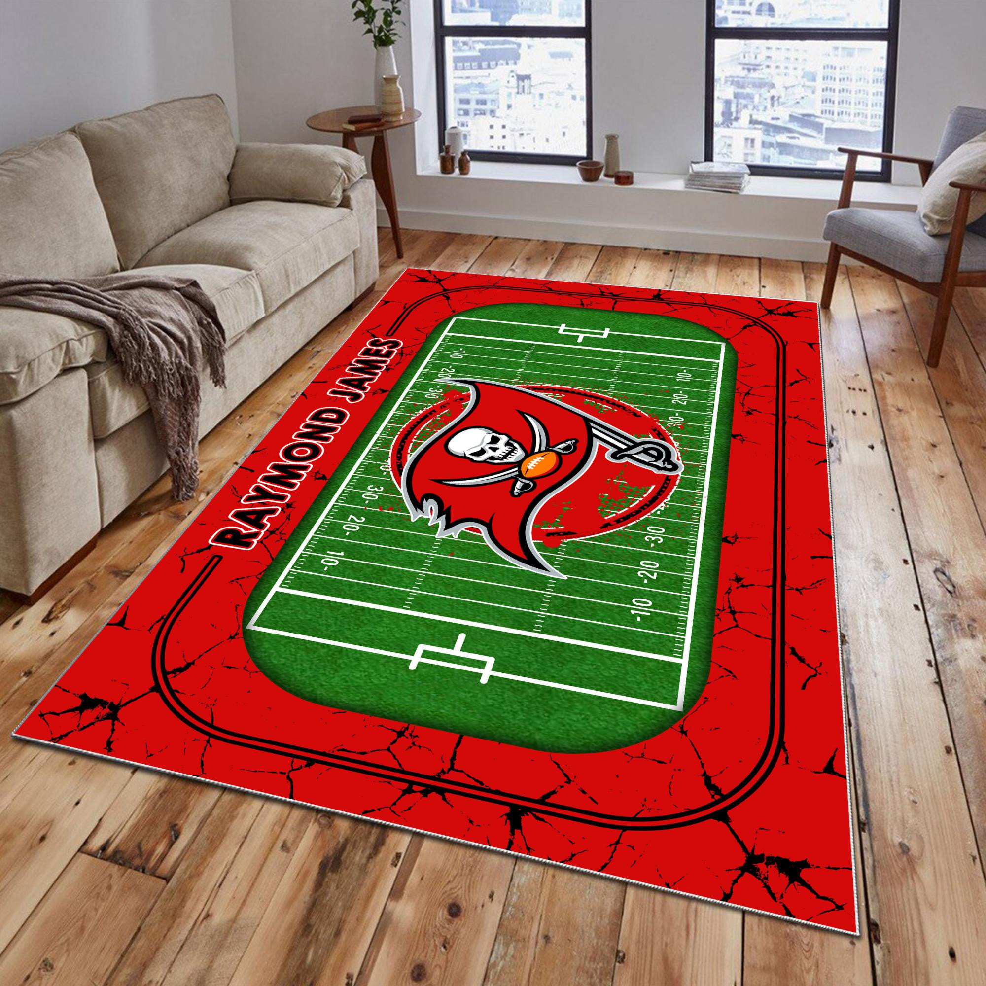 Tampa Bay Buccaneers Area Rug 540 - Famjoys Tampa Bay Buccaneers Area Rug 540 - Famjoys