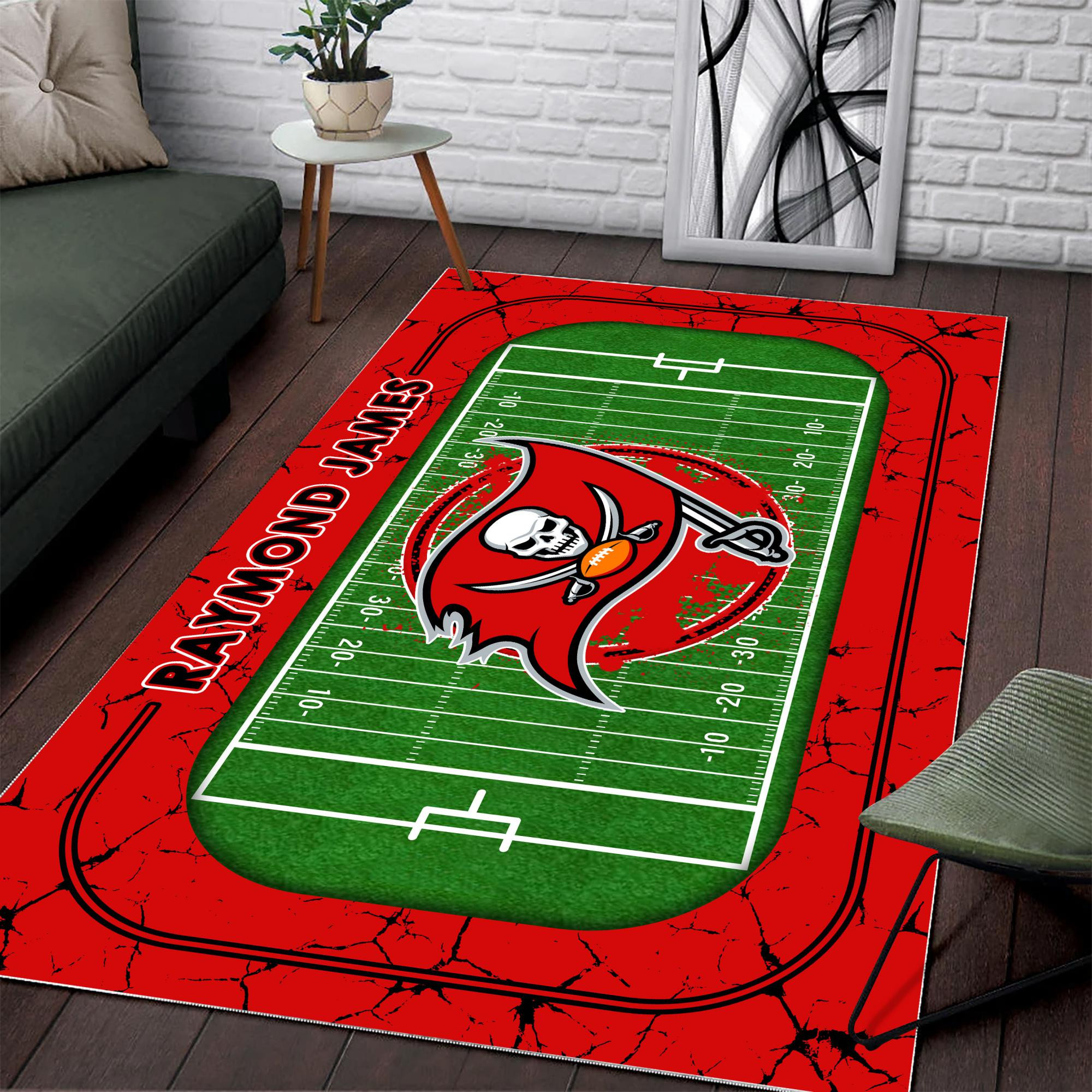 Tampa Bay Buccaneers Area Rug 540 - Famjoys Tampa Bay Buccaneers Area Rug 540 - Famjoys