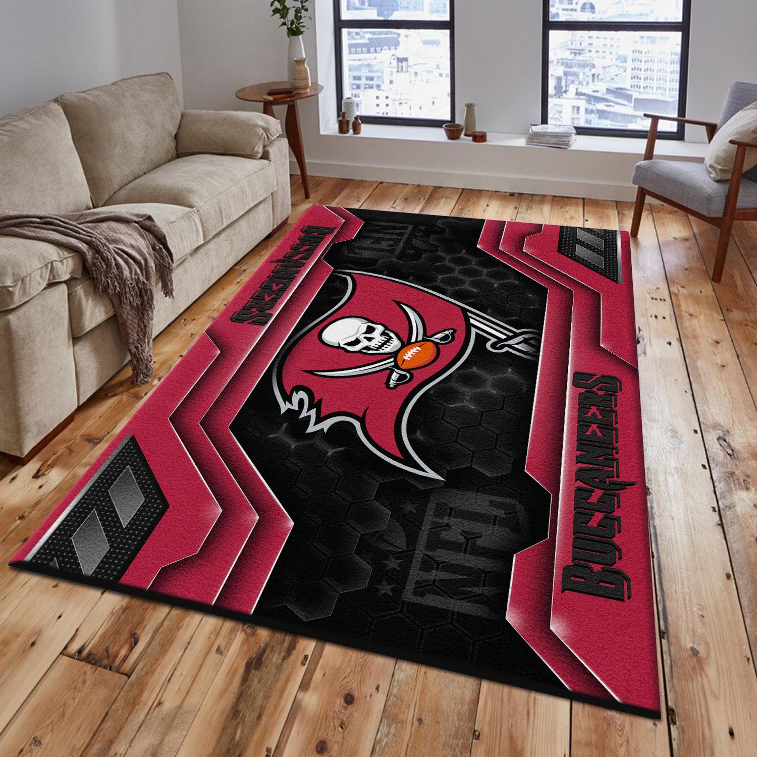 Tampa Bay Buccaneers Area Rugs 0583 - Famjoys Tampa Bay Buccaneers Area Rugs 0583 - Famjoys