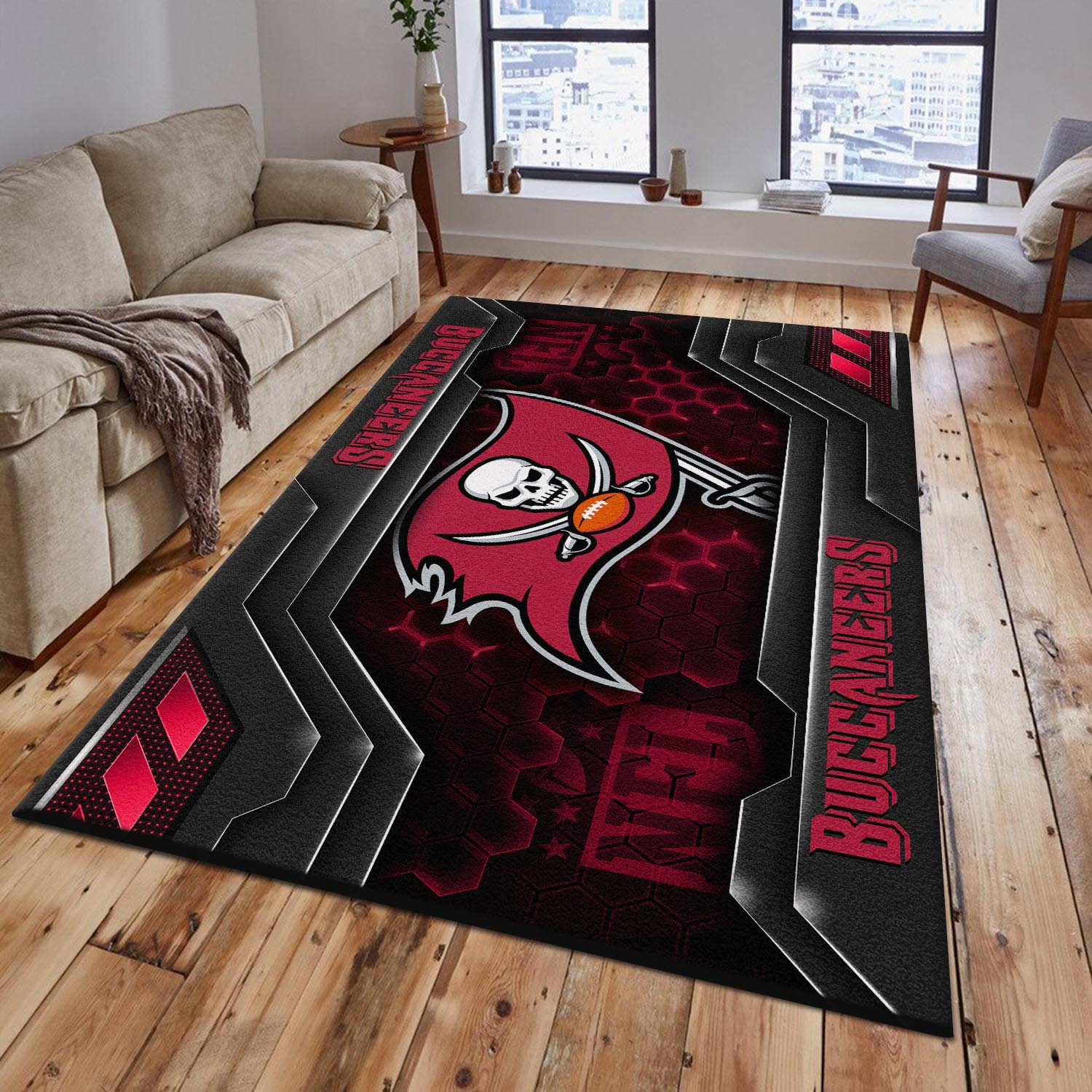 Tampa Bay Buccaneers Area Rugs 0583 - Famjoys Tampa Bay Buccaneers Area Rugs 0583 - Famjoys