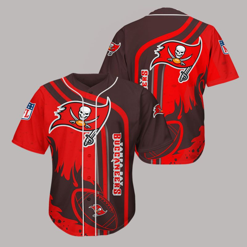 Tampa Bay Buccaneers Baseball Jersey - Famjoys Tampa Bay Buccaneers Baseball Jersey - Famjoys