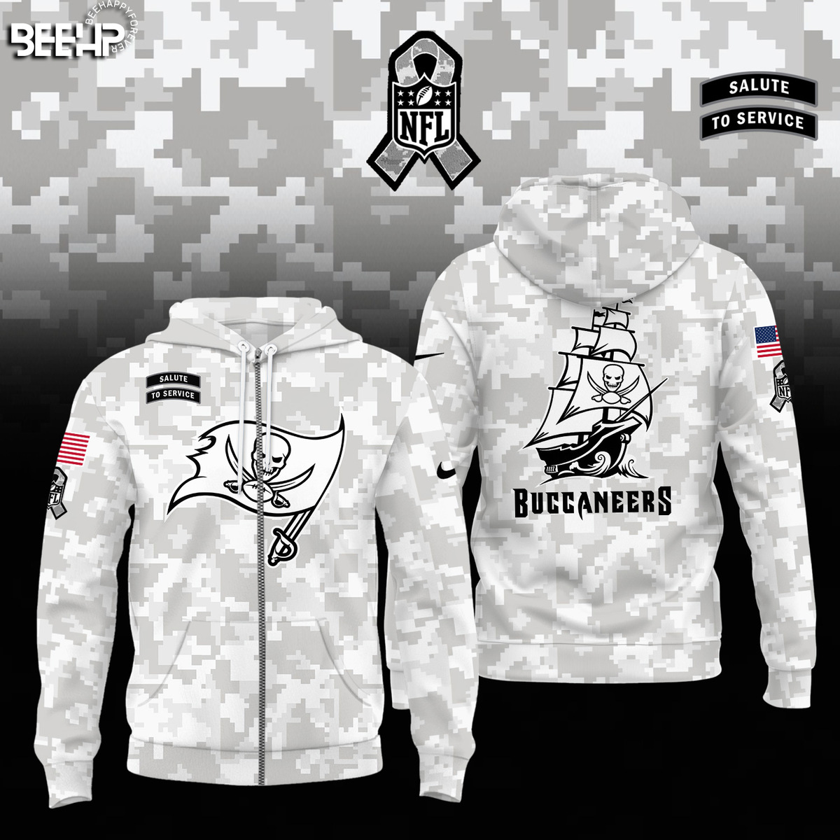 Tampa Bay Buccaneers Camo Salute to Service Combo - Famjoys Tampa Bay Buccaneers Camo Salute to Service Combo - Famjoys