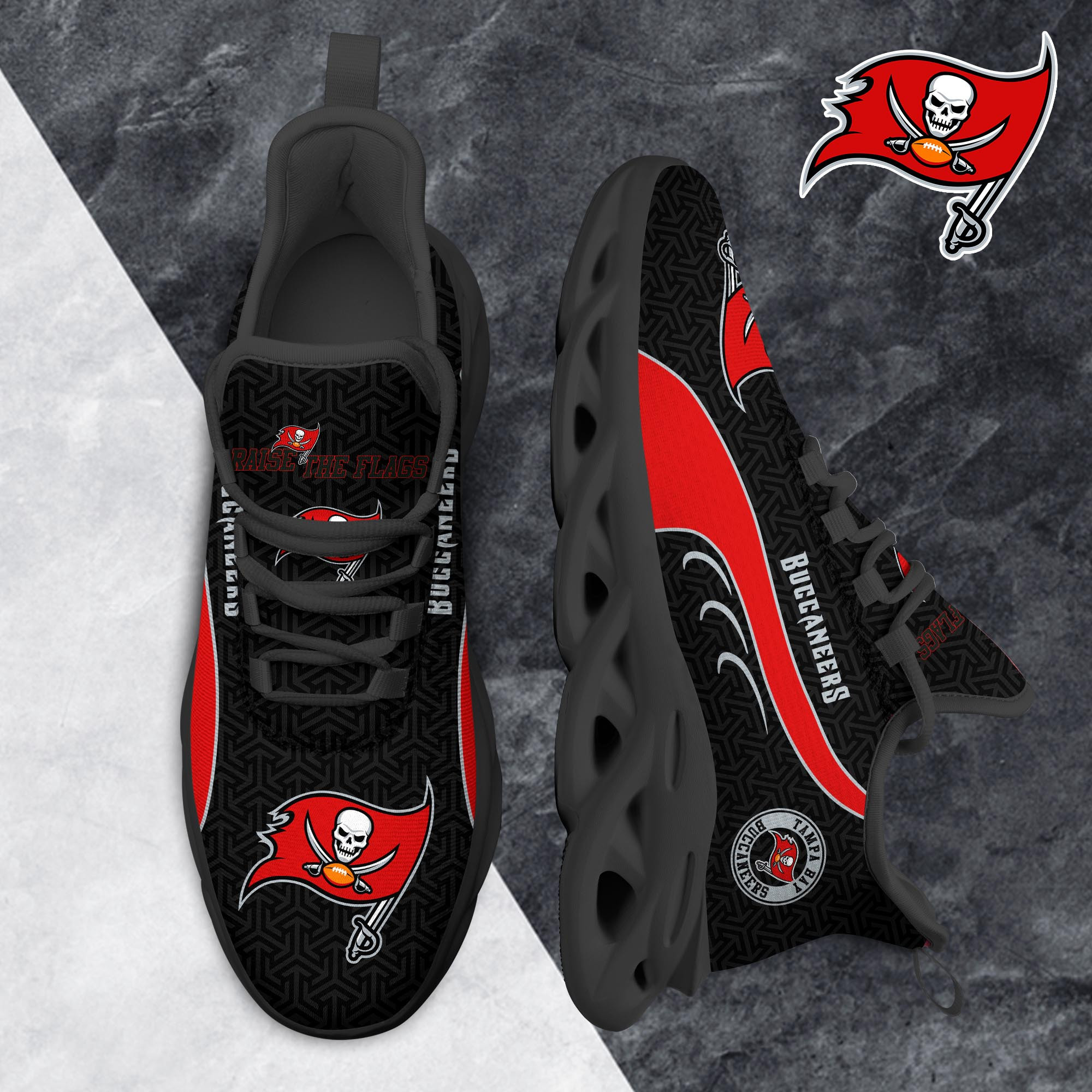Tampa Bay Buccaneers Clunky Shoes T-42107 - Famjoys Tampa Bay Buccaneers Clunky Shoes T-42107 - Famjoys