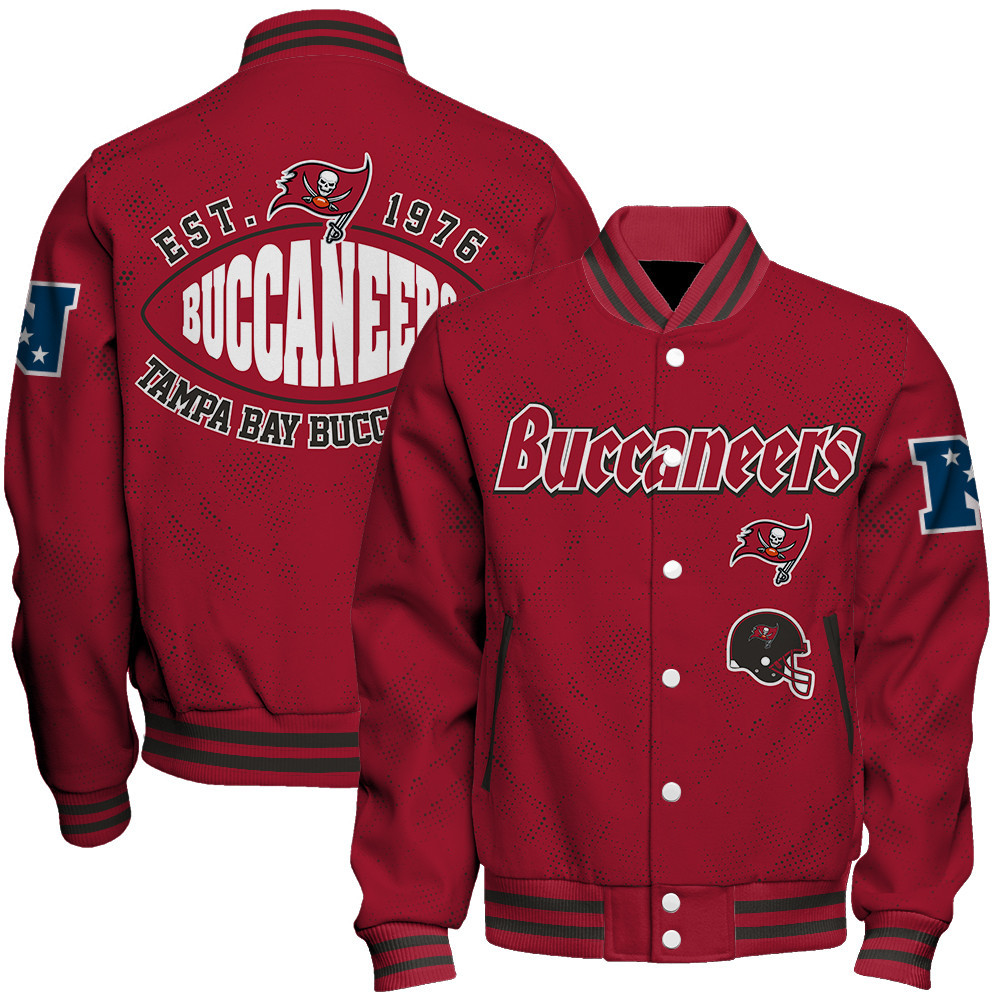 Tampa Bay Buccaneers - Continue Writing The Dream Unisex Varsity Jacket - Famjoys Tampa Bay Buccaneers - Continue Writing The Dream Unisex Varsity Jacket - Famjoys