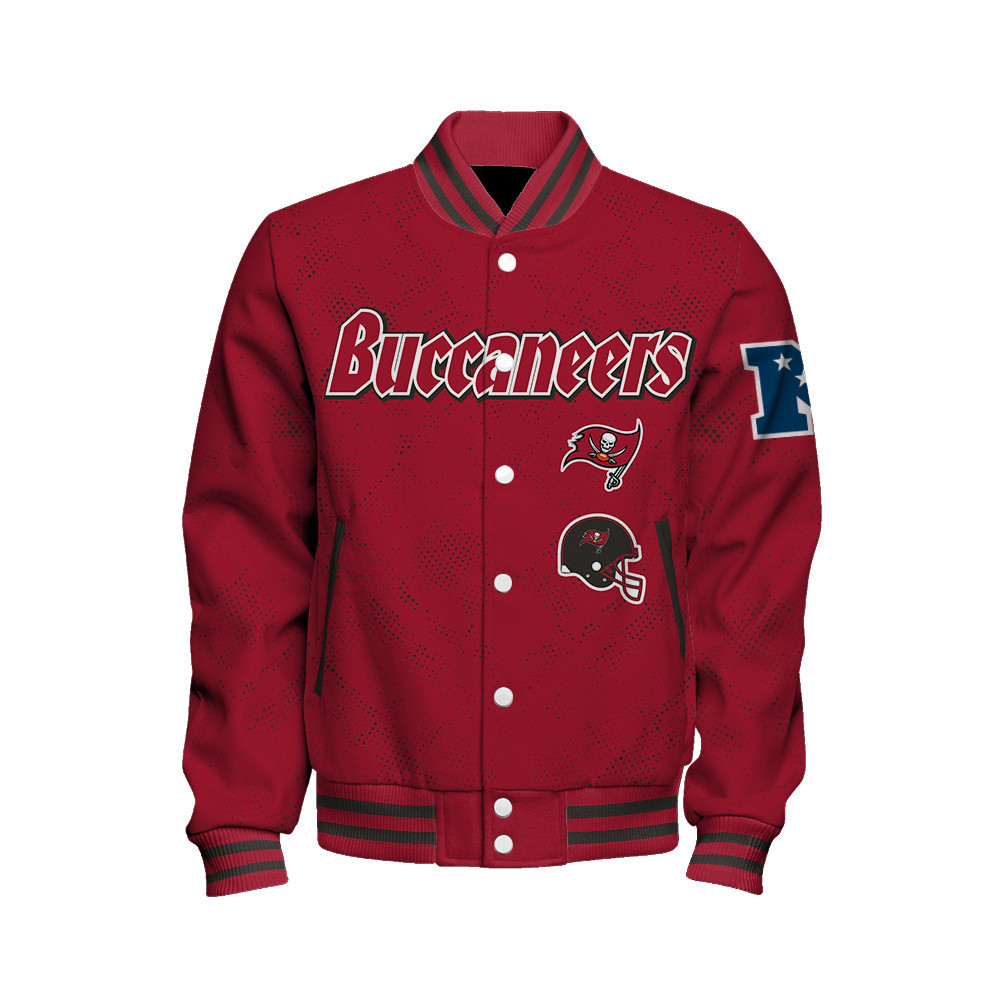 Tampa Bay Buccaneers - Continue Writing The Dream Unisex Varsity Jacket - Famjoys Tampa Bay Buccaneers - Continue Writing The Dream Unisex Varsity Jacket - Famjoys