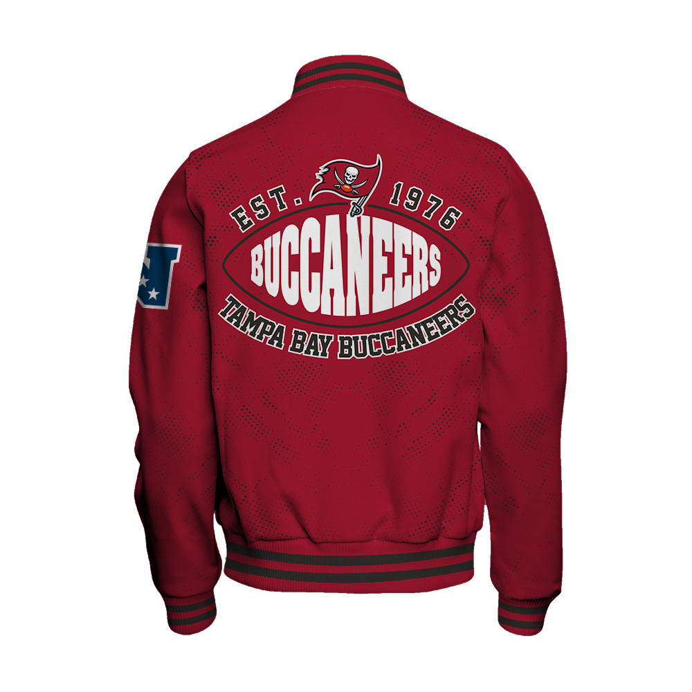 Tampa Bay Buccaneers - Continue Writing The Dream Unisex Varsity Jacket - Famjoys Tampa Bay Buccaneers - Continue Writing The Dream Unisex Varsity Jacket - Famjoys