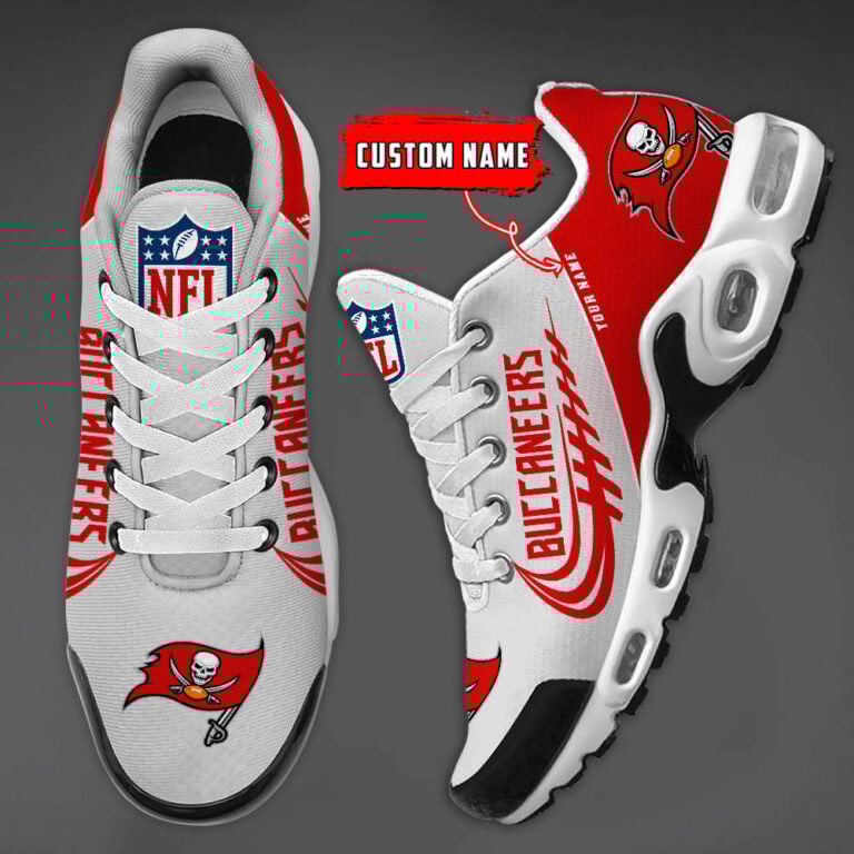 Tampa Bay Buccaneers Custom Name-TN Shoes And Baseball Jersey Shirt Perfect Gift-DS001 - Famjoys Tampa Bay Buccaneers Custom Name-TN Shoes And Baseball Jersey Shirt Perfect Gift-DS001 - Famjoys
