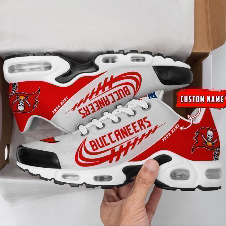 Tampa Bay Buccaneers Custom Name-TN Shoes And Baseball Jersey Shirt Perfect Gift-DS001 - Famjoys Tampa Bay Buccaneers Custom Name-TN Shoes And Baseball Jersey Shirt Perfect Gift-DS001 - Famjoys