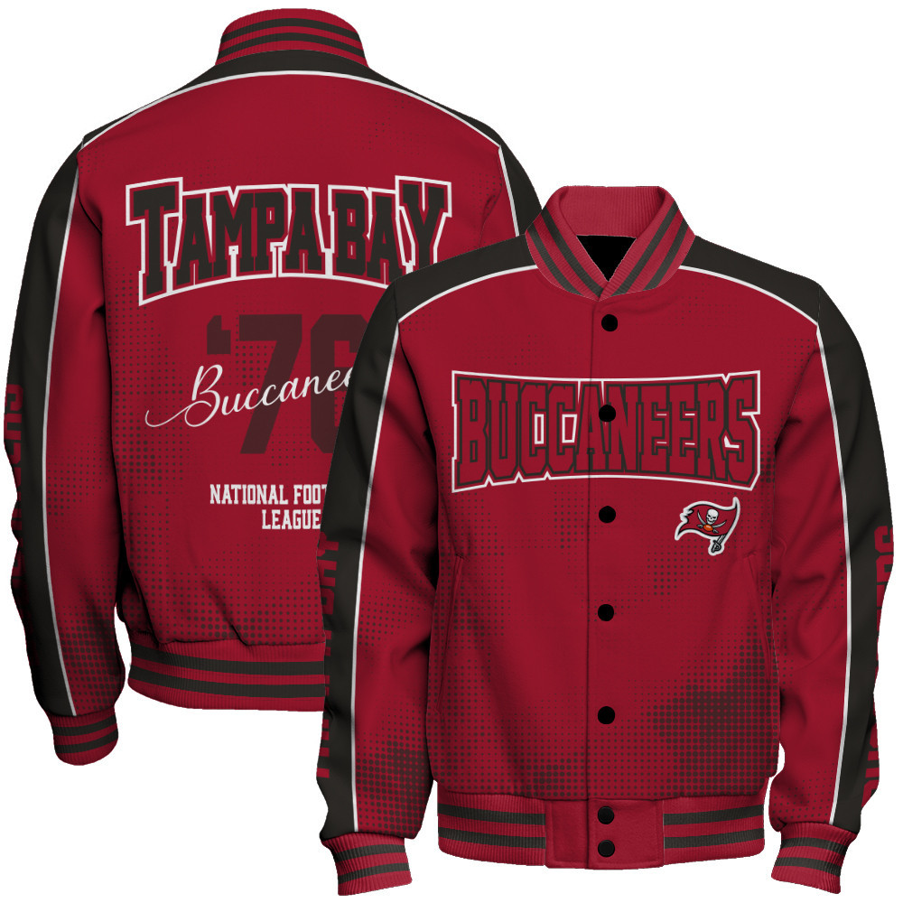 Tampa Bay Buccaneers - Heart Beats In Unison Unisex Varsity Jacket