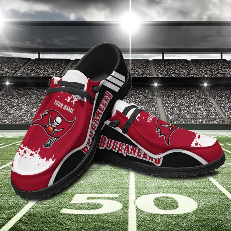 Tampa Bay Buccaneers Hey Dude Shoes - Famjoys Tampa Bay Buccaneers Hey Dude Shoes - Famjoys