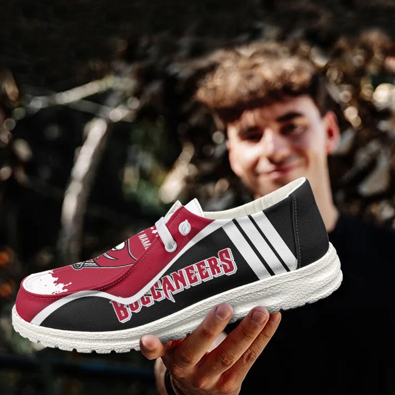 Tampa Bay Buccaneers Hey Dude Shoes - Famjoys Tampa Bay Buccaneers Hey Dude Shoes - Famjoys